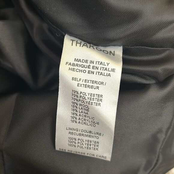 NWT THAKOON Brown Oversized Hooded Wool Blend Long Shearling Coat size XS - Picture 11 of 11